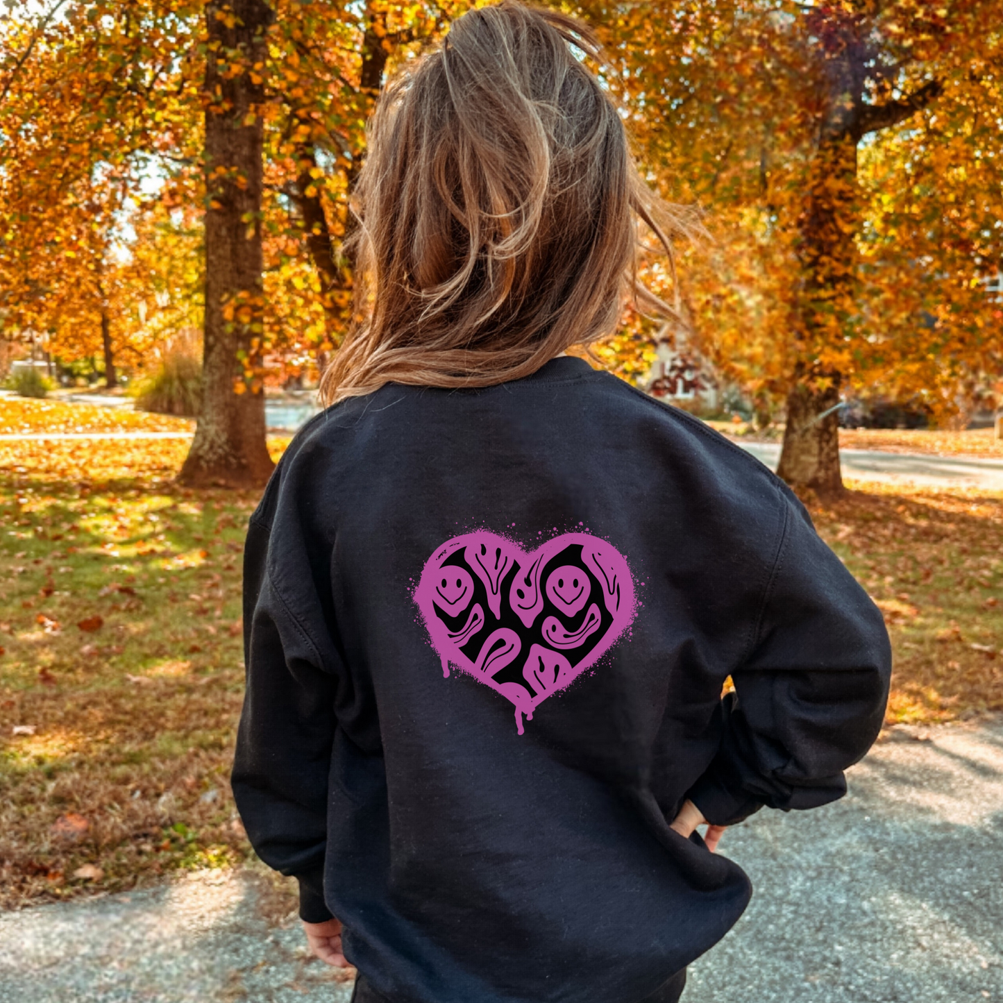 Youth Make My Heart Splatter Sweatshirt