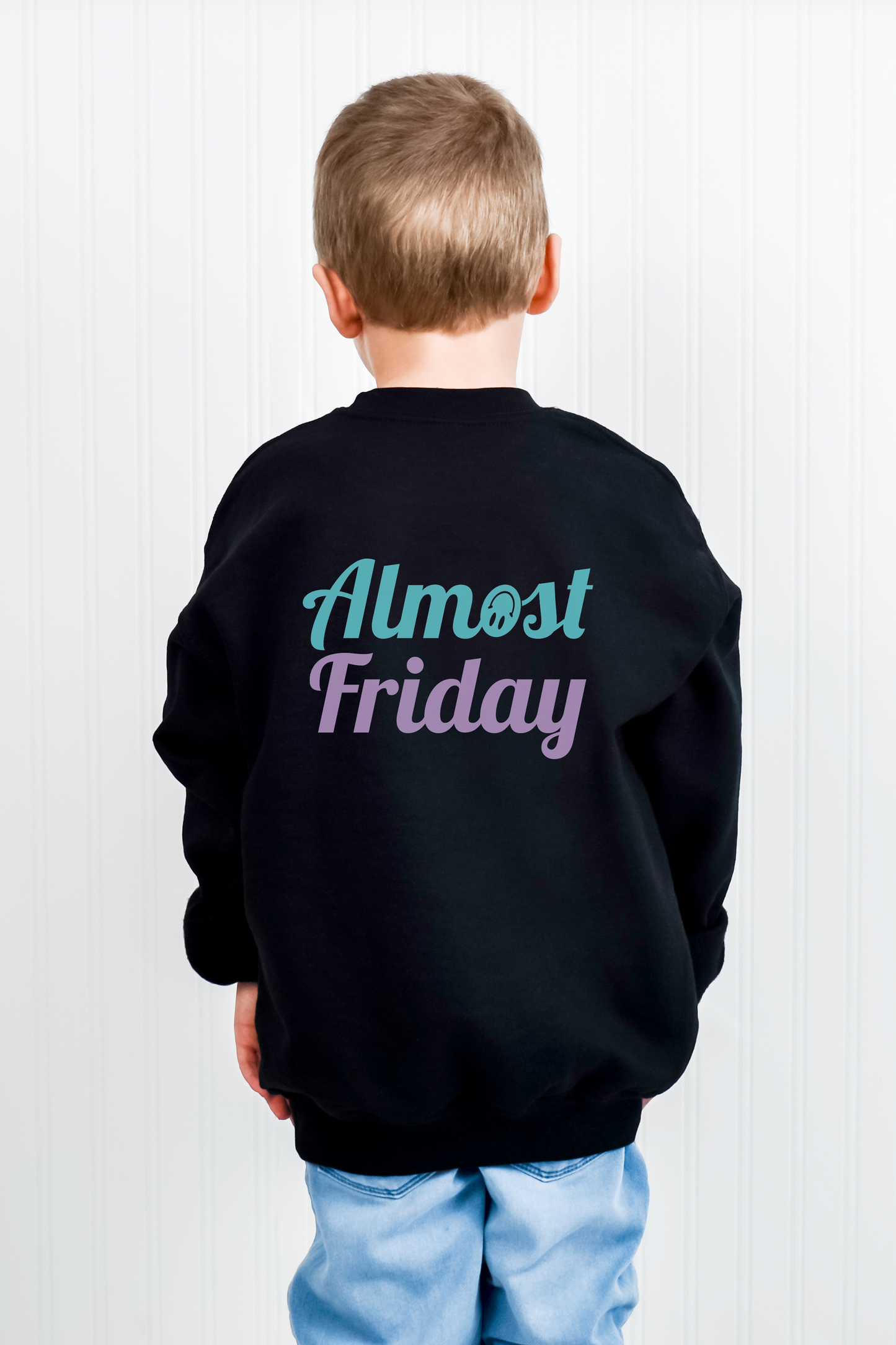 Youth Pastel Almost Friday Sweatshirt