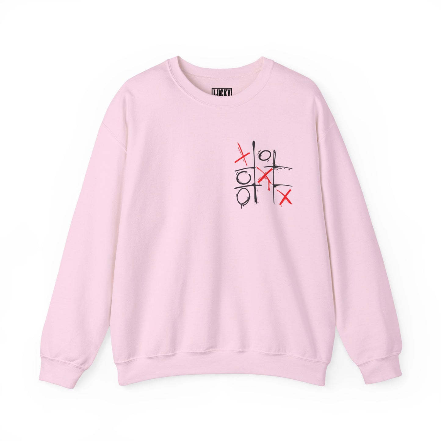 Tic Tac Toe Valentine Sweatshirt (Single Color)