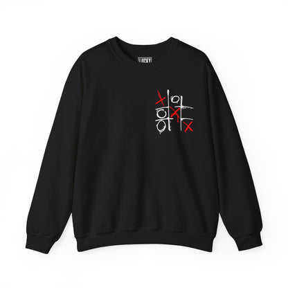 Tic Tac Toe Valentine Sweatshirt (Single Color)