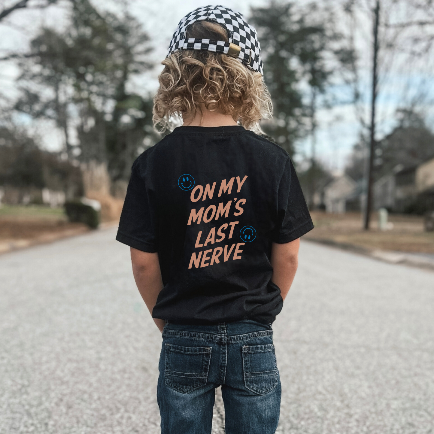 Youth "Mom's Last Nerve" Short Sleeve Tee