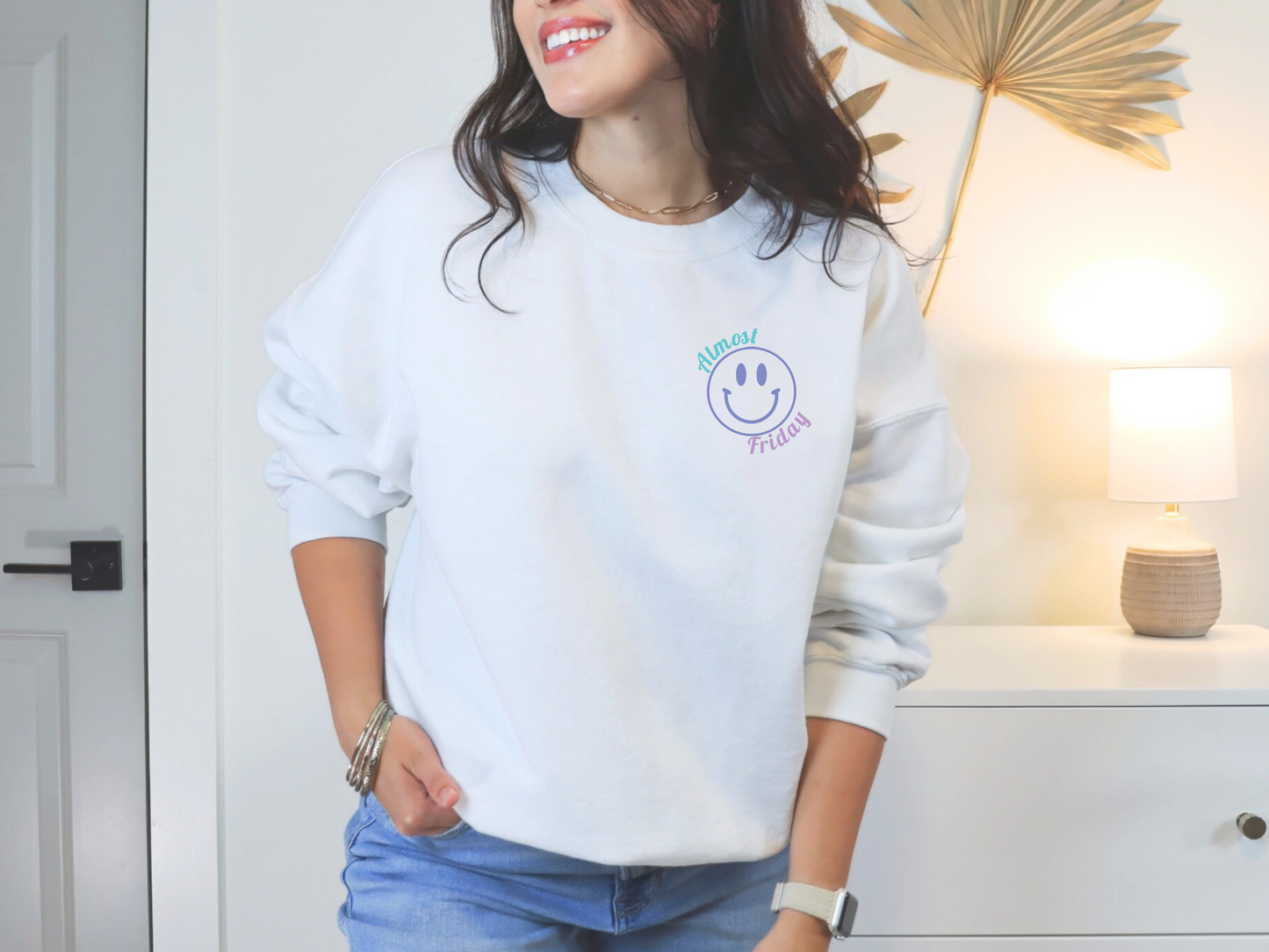 Pastel Almost Friday Sweatshirt