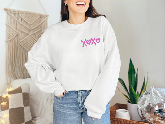 Make my Heart Splatter Sweatshirt