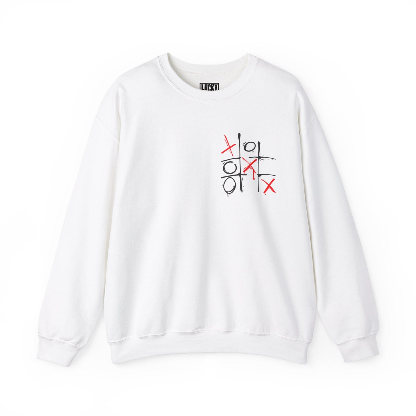 Tic Tac Toe Valentine Sweatshirt (Single Color)