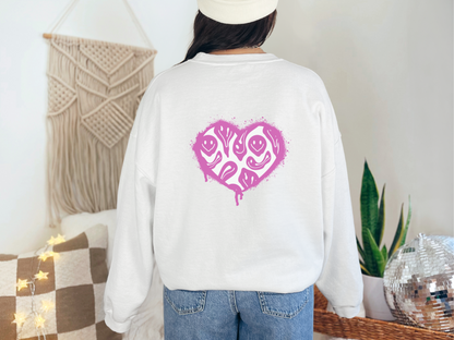 Make my Heart Splatter Sweatshirt