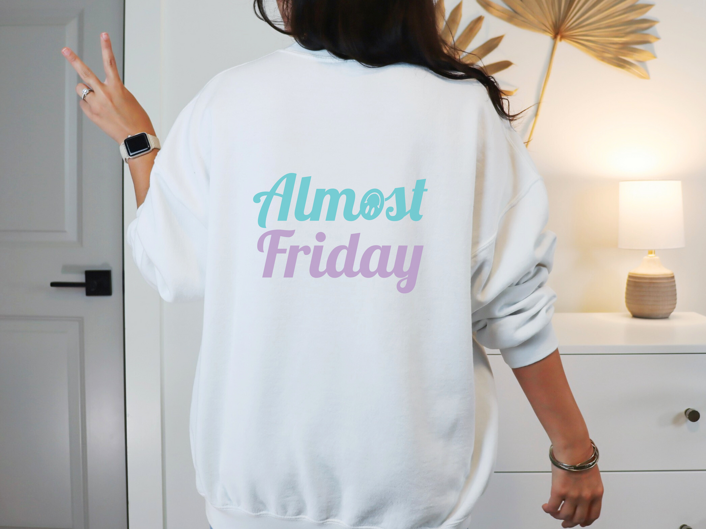 Pastel Almost Friday Sweatshirt