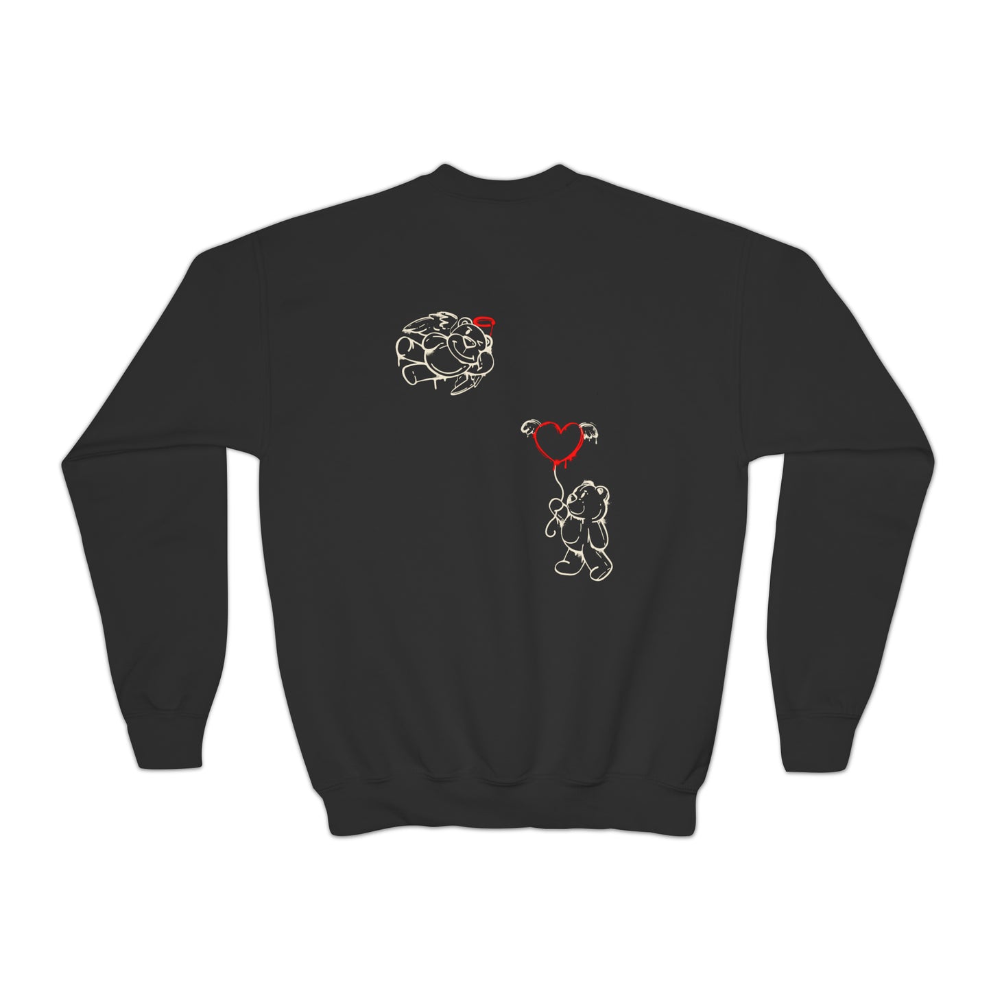 Youth Tic Tac Toe Valentine Crewneck Sweatshirt