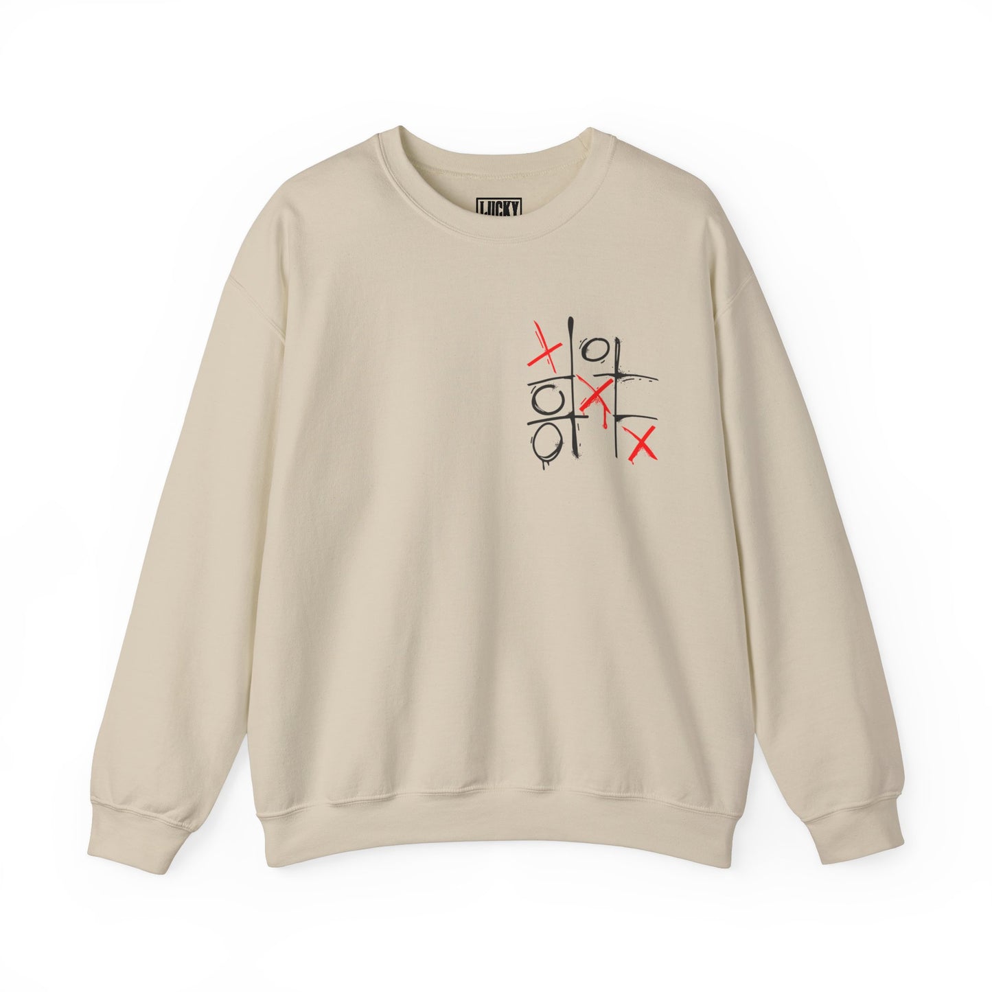 Tic Tac Toe Valentine Sweatshirt (Single Color)